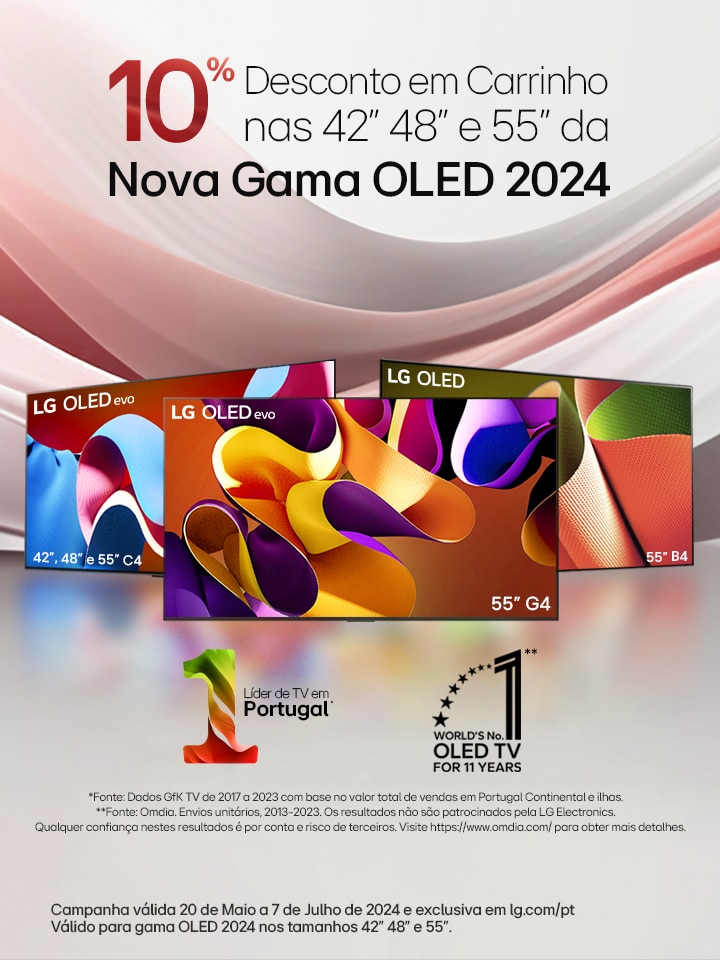  10% desconto em OLEDs