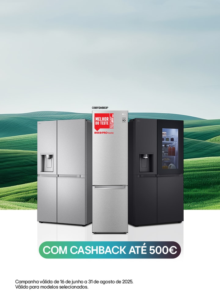 Cashback Até 500€