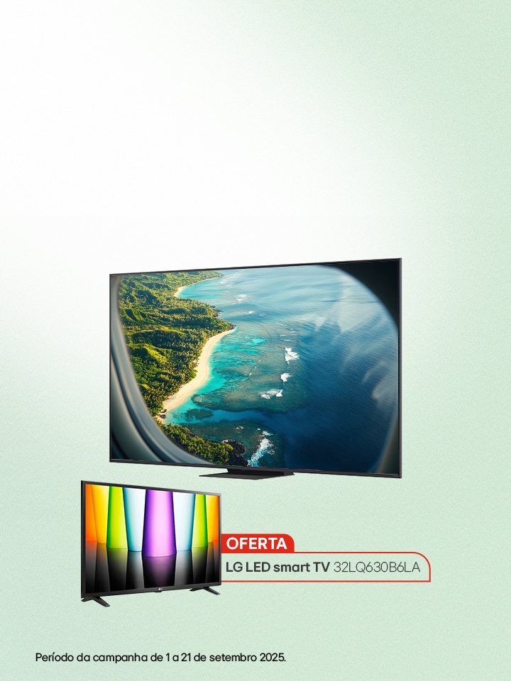 Oferta de uma LG LED Smart TV