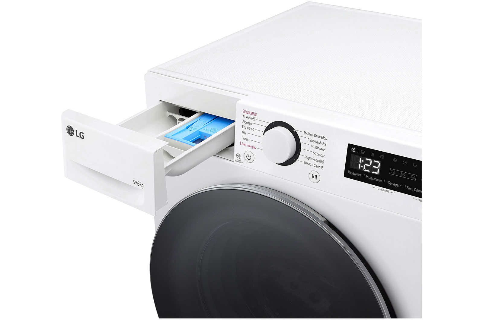 Side Detergent Drawer Open