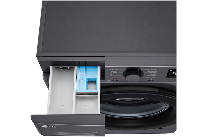 Top detergent port open