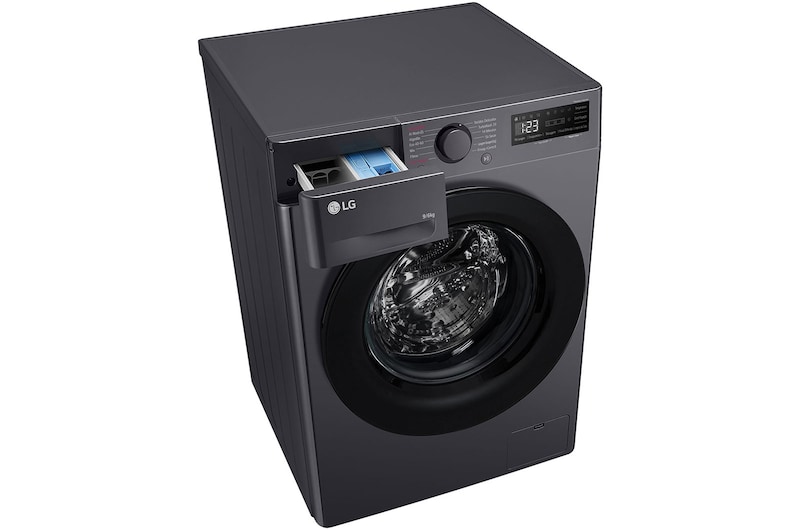 Top perspective detergent port view