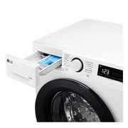 LG Máquina de lavar roupa LG F4DR509S6W, 9/6 kg, eficiência energética A-10%/D, 1400 r.p.m., AI DD™, Steam™, branco, F4DR509S6W