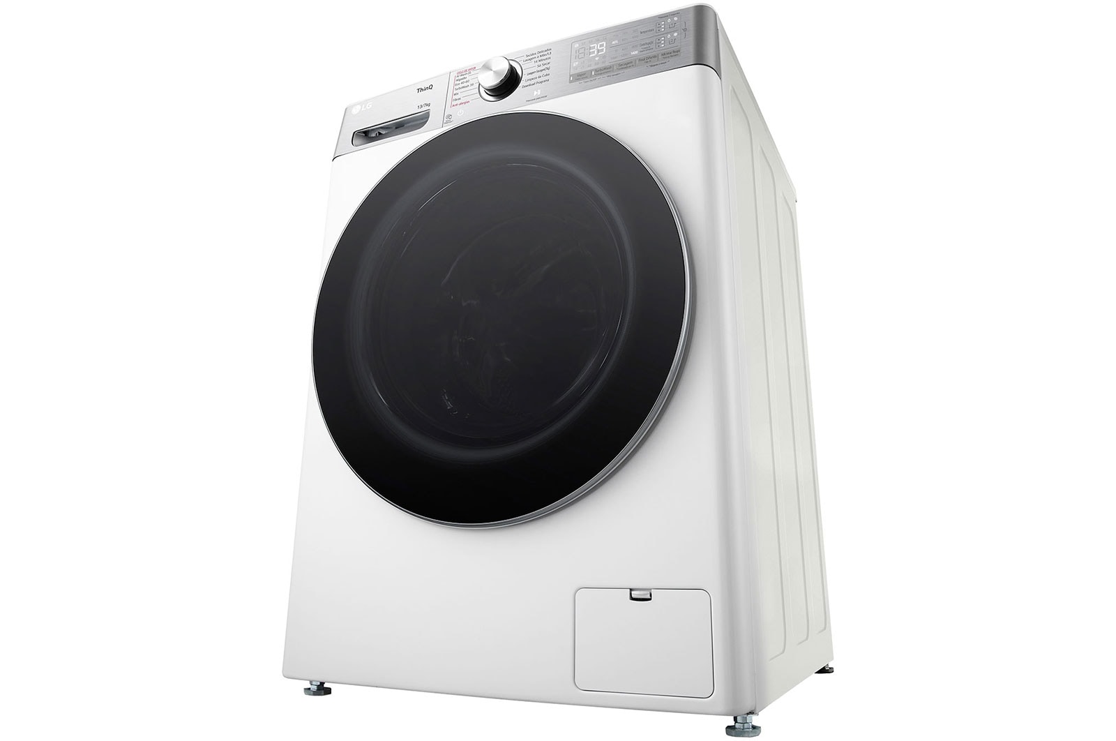 LG Máquina de lavar e secar roupa LG F4DR9513P2W, 13/7 kg, eficiência energética A-10%/D, 1400 r.p.m., AI DD™, Steam+™, TurboWash360™, ezDispense™, EcoHybrid™, branco, F4DR9513P2W