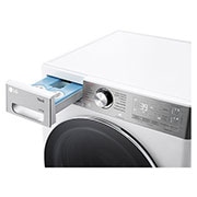 LG Máquina de lavar e secar roupa LG F4DR9513P2W, 13/7 kg, eficiência energética A-10%/D, 1400 r.p.m., AI DD™, Steam+™, TurboWash360™, ezDispense™, EcoHybrid™, branco, F4DR9513P2W