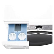 LG Máquina de lavar e secar roupa LG F4DR9513P2W, 13/7 kg, eficiência energética A-10%/D, 1400 r.p.m., AI DD™, Steam+™, TurboWash360™, ezDispense™, EcoHybrid™, branco, F4DR9513P2W