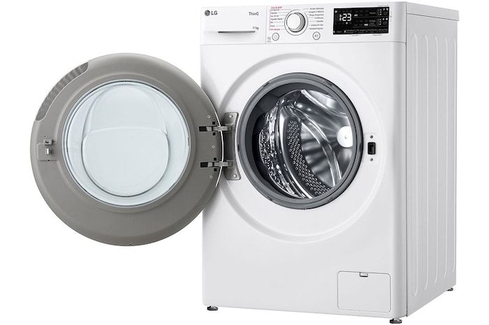 Right side view with door open