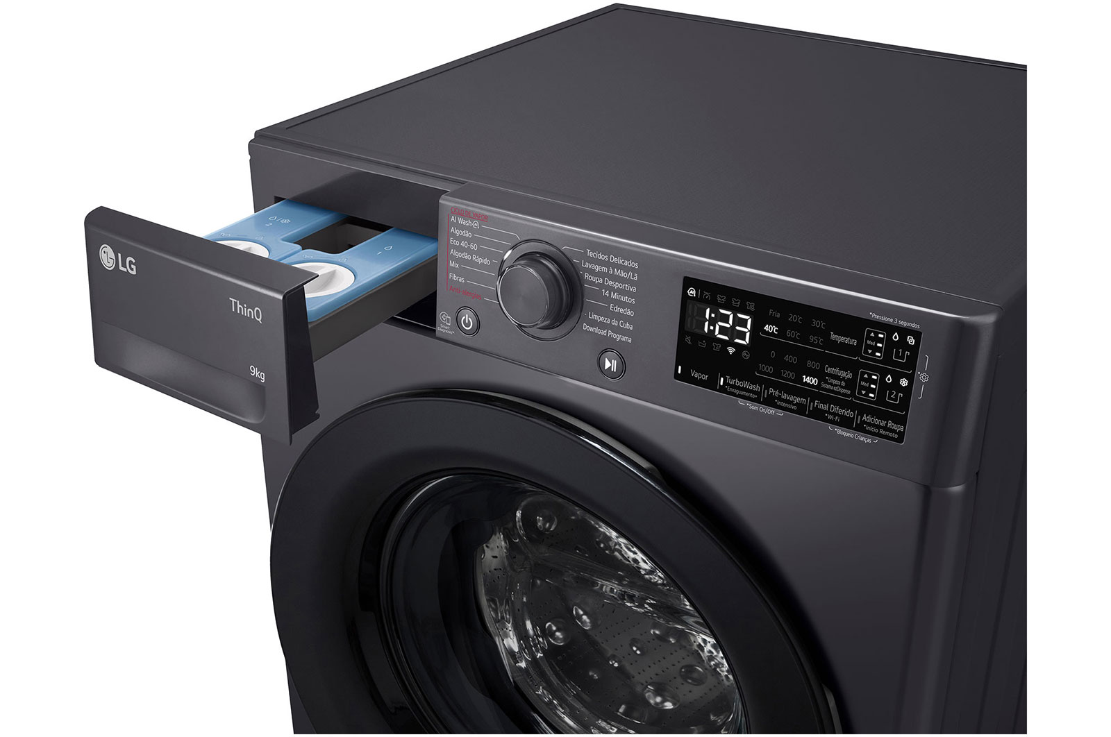 Detergent port view