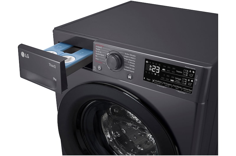 Detergent port view