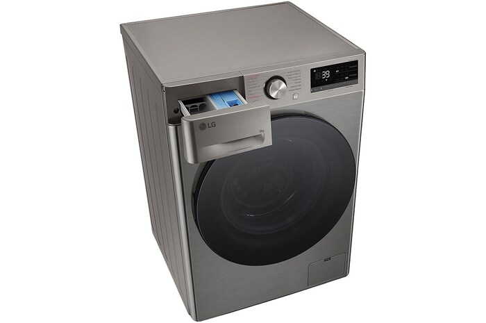 Top left perspective view with drawer open