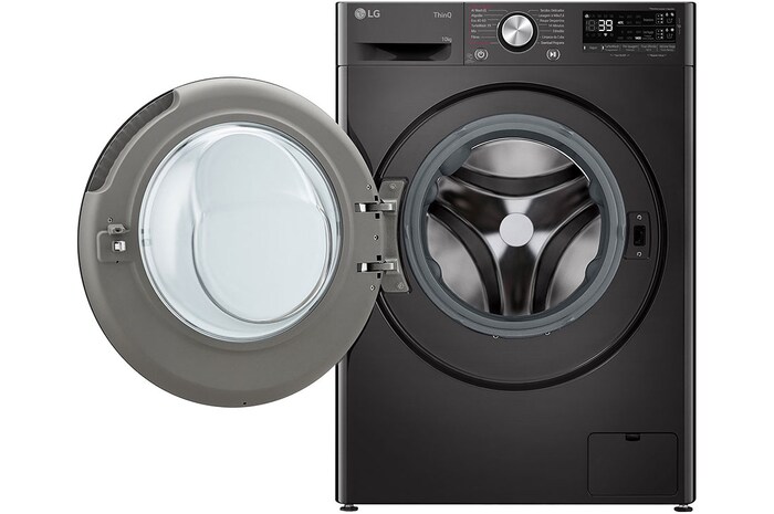 Vista frontal com porta aberta