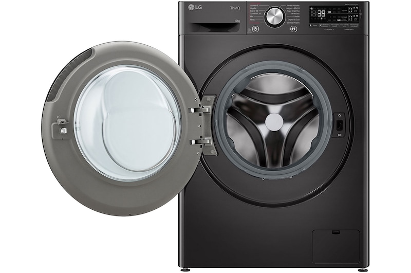 Vista frontal com porta aberta