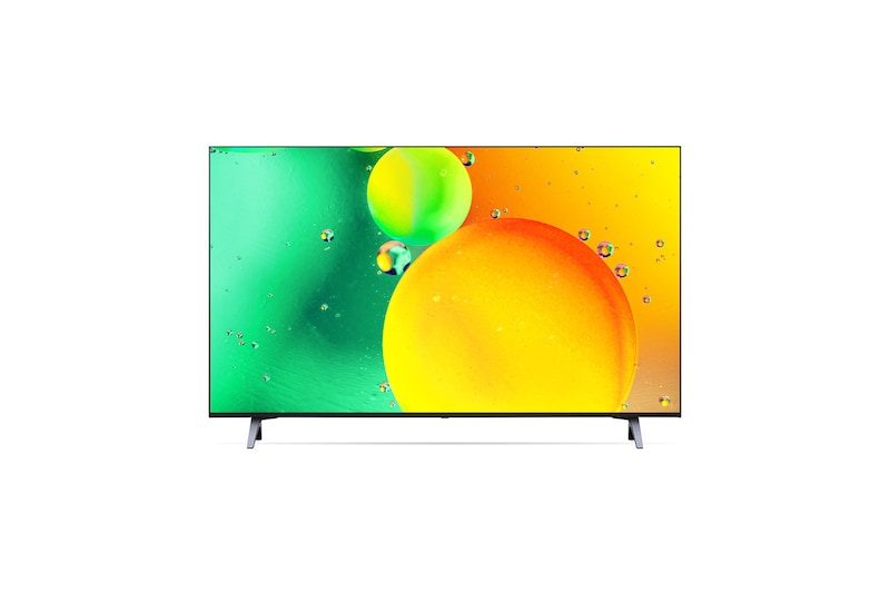 LG NanoCell TV 4K, série NANO75, Processador α5 Gen5 AI, webOS 22, 43NANO756QC