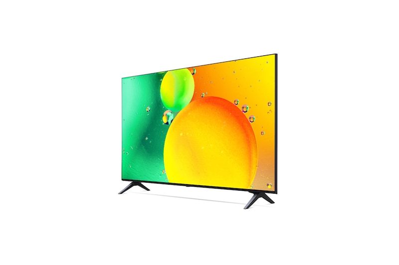 LG NanoCell TV 4K, série NANO75, Processador α5 Gen5 AI, webOS 22, 43NANO756QC