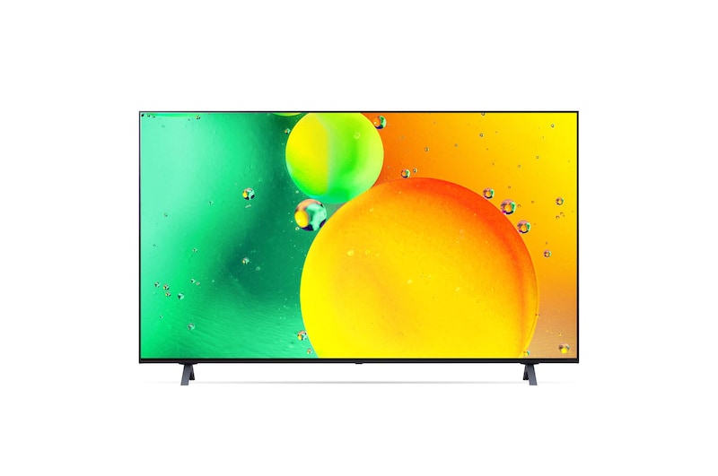 LG NanoCell TV 4K, série NANO75, Processador α5 Gen5 AI, webOS 22, 55NANO756QC