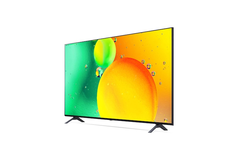 LG NanoCell TV 4K, série NANO75, Processador α5 Gen5 AI, webOS 22, 55NANO756QC