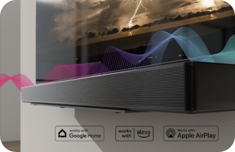 Imagem de LG Soundbsar com conectividade