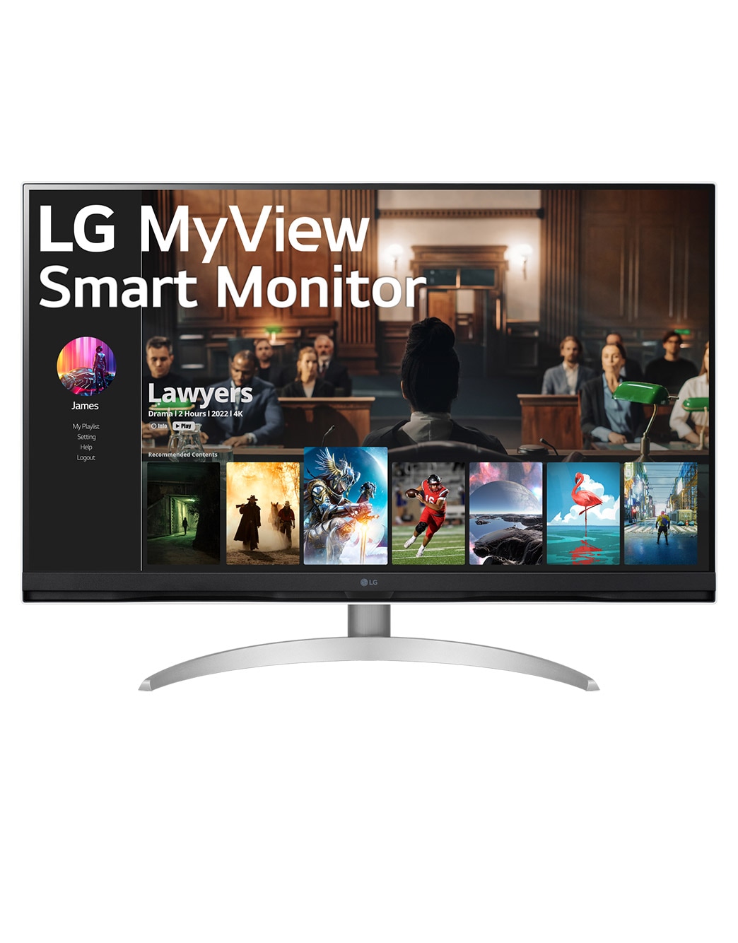Monitor inteligente 4K UHD de 32