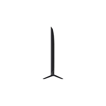 صورة جانبية مائلة لليسار لتلفزيون LG QNED evo QNED91 TV.