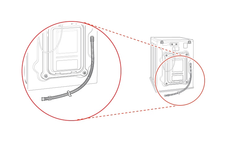 يتم تركيبه على الجزء السفلي من الظهر