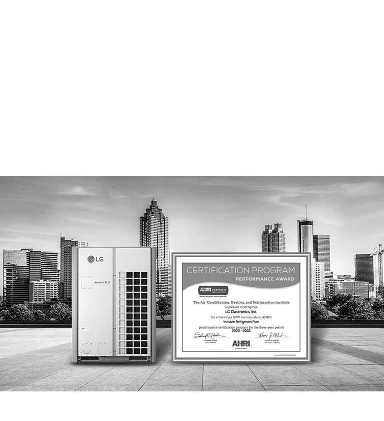 LG تتلقى التقدير بجائزة الأداء من معهد AHRI للعام السادس على التوالي