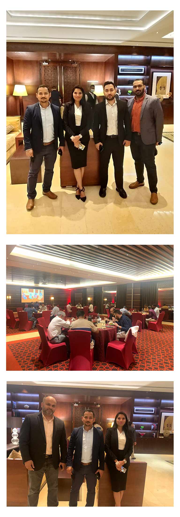 حفل الإفطار في فندق رافلز دبي مع الاستشاريين 