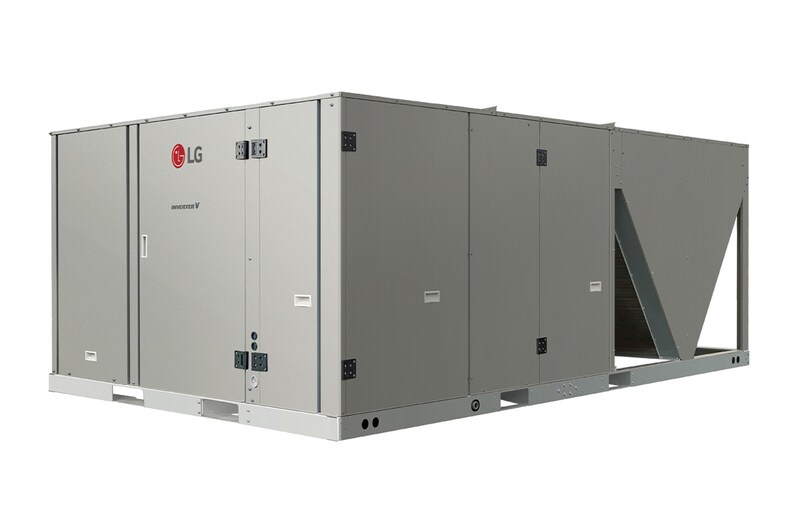 LG Single Package مع قنوات مربعة الشكل على الجوانب اليمنى من الواجهة الأمامية.