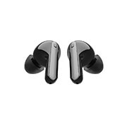 LG سماعات الأذن TONE Free FN7 اللاسلكية ذات الصوت الحقيقي التي تعمل بتقنية البلوتوث من إل جي مع علبة شحن UVNano اللاسلكية الخالية من البكتيريا بنسبة %99.9، سماعات رأس لاسلكية بمكبرات صوت ثلاثية للعمل/ للمكتب المنزلي، تصنيف IPX4 فيما يتعلق بالمقاومة للماء، سوداء اللون، مع تقنية عزل الضجيج, HBS-FN7