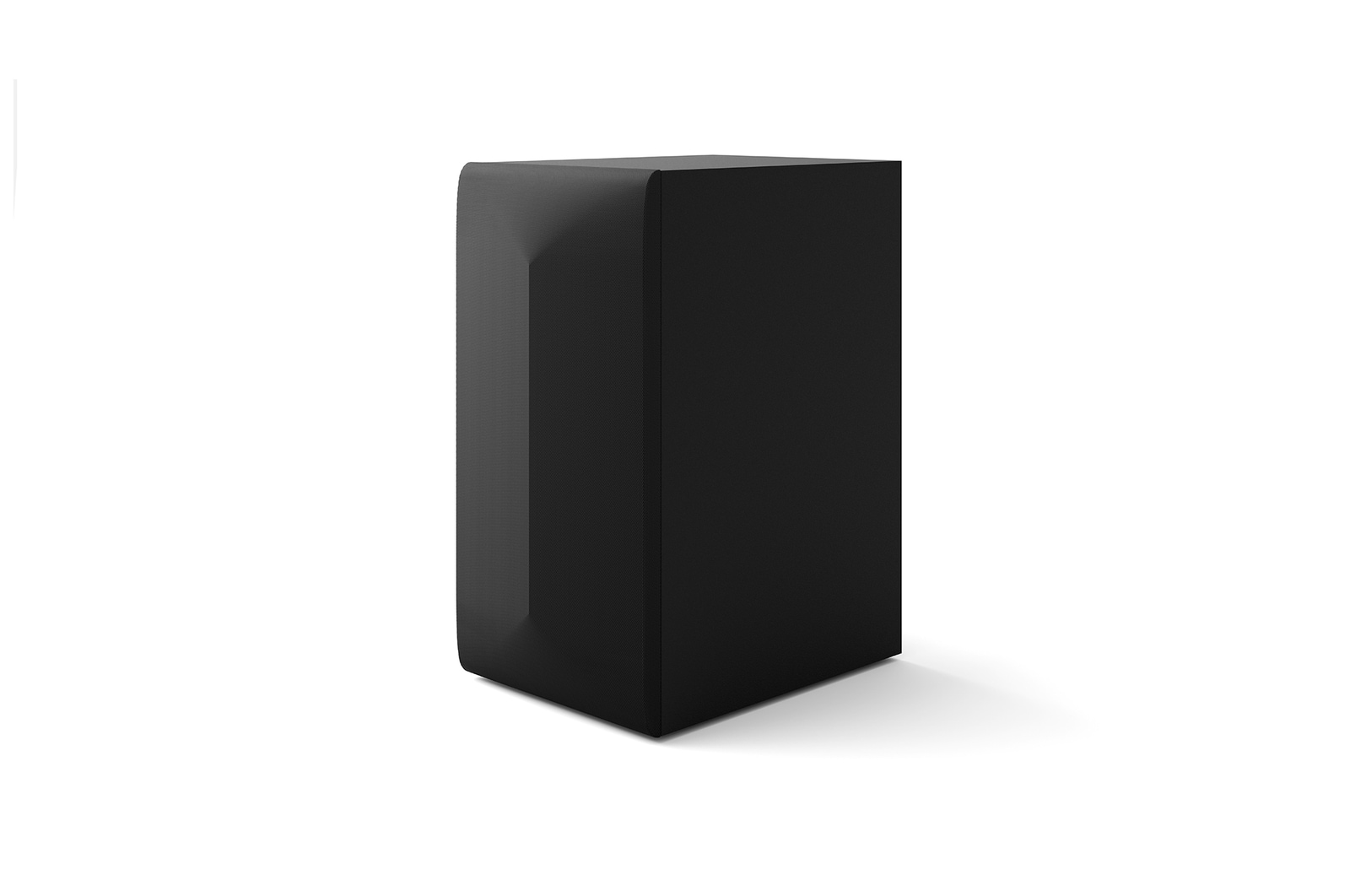 صورة بزاوية لمضخم الصوت subwoofer
