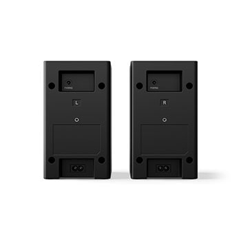 منظر خلفي للسماعات الخلفية