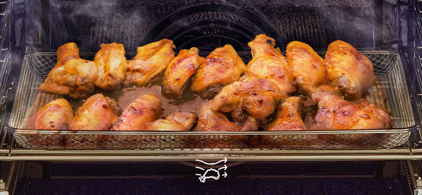 هذه صورة للحوم مفرغة الهواء تُطهى بتقنية Air Sous Vide.