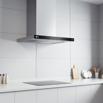 صورة للشفاط بعد التركيب