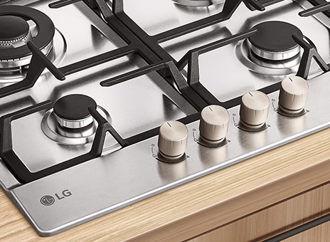 تصميم مقبض موقد الغاز من LG.