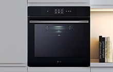 فرن LG المدمج في وضع التركيب.