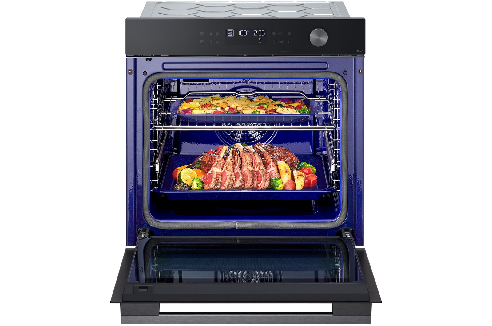 Front view door with food