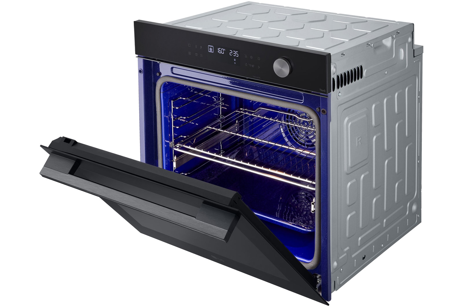 Right side view with door open