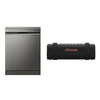 صورة أمامية لـ 14 مكان | ThinQ | EasyRack Plus | QuadWash + ضبط LG xboom Grab بواسطة will.i.am DFC335HD.GRAB001