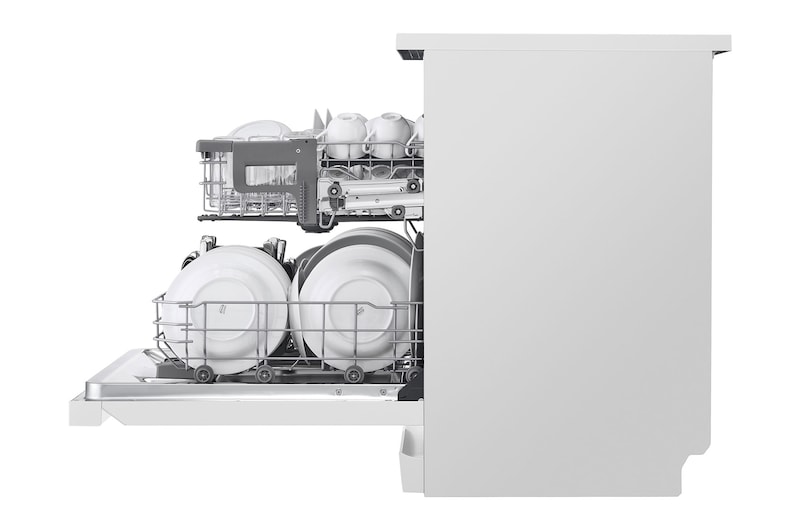 Side view with door open with load