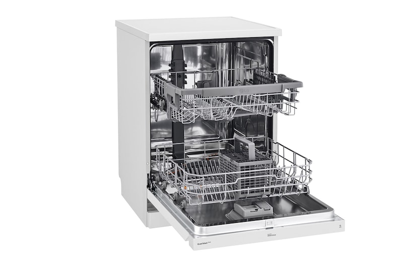 right side top perspective view with door open without load