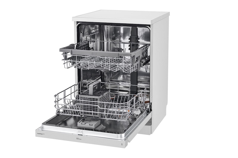 left side top perspective view with door open without load