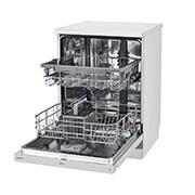 left side top perspective view with door open without load