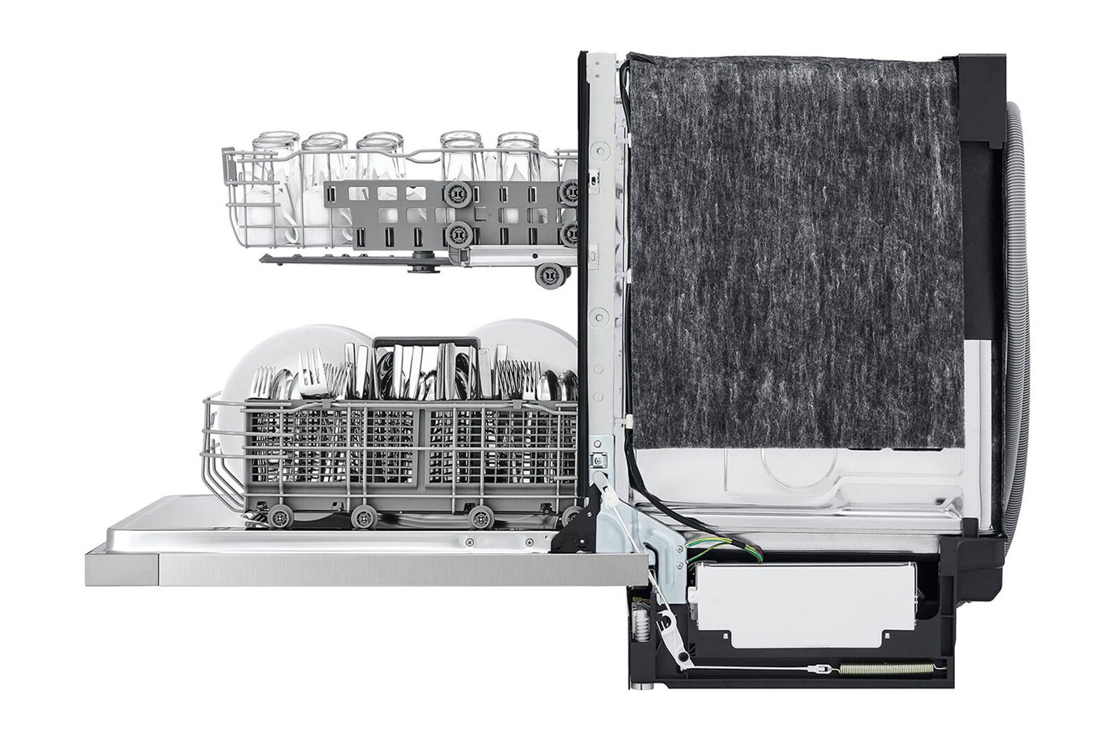 Side view open with vessels detail