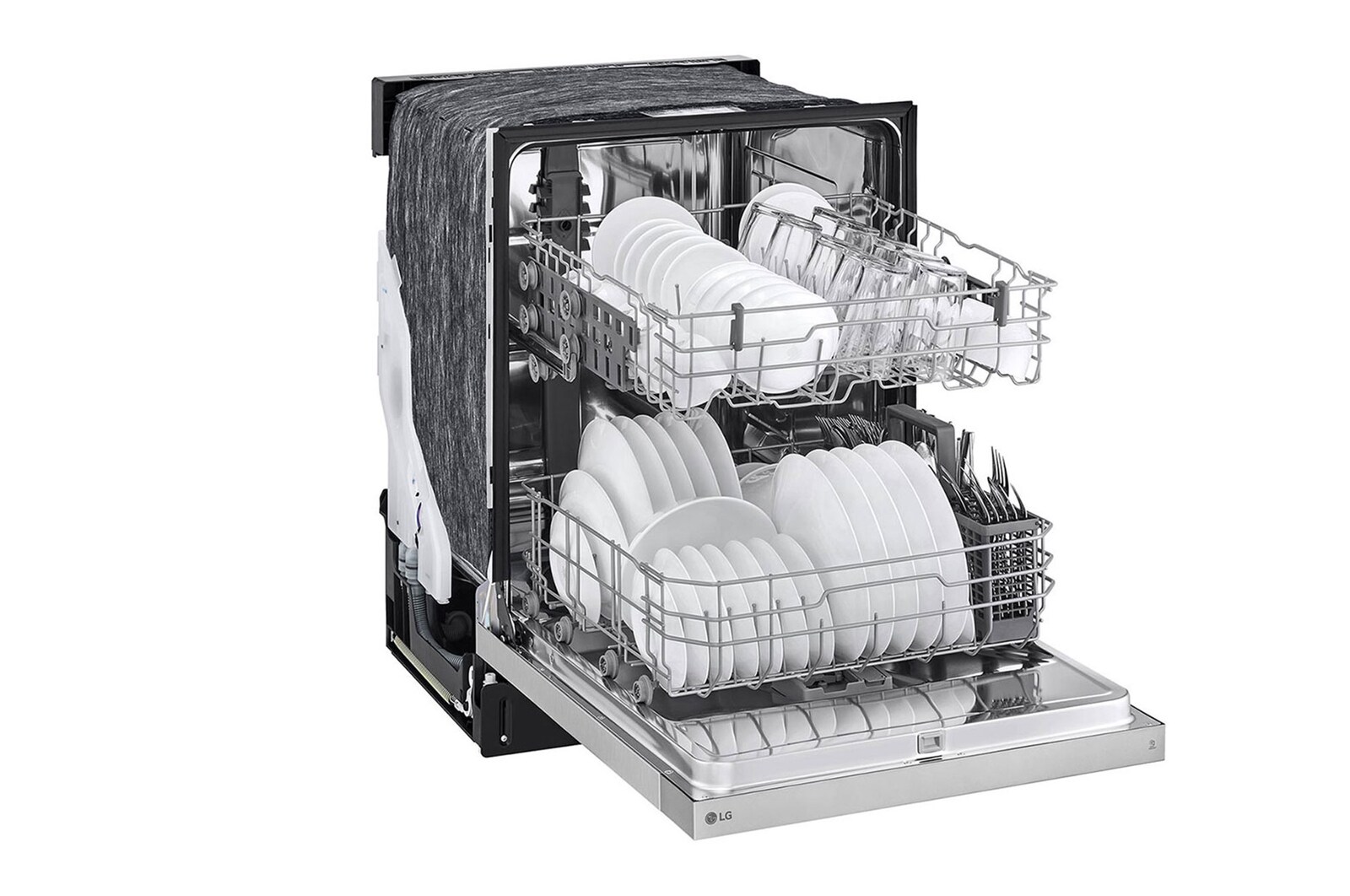 Right side open view with vessels