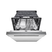 Front perspective with door half way open