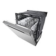 left side top perspective with door half way open