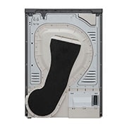 LG مجفف بالمضخة الحرارية لعناية دائمة وتوفير بالطاقة، حجم 8 كيلوجرام، سعة 8 كيلوجرام، لون الفضي الداكن، ومزود بمستشعر تجفيف., RH80T2SP7RM