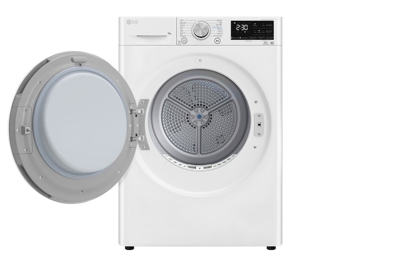 LG مجفف | عاكس مزدوج | 9 كجم | مستشعر تجفيف, RH90V3AV0W