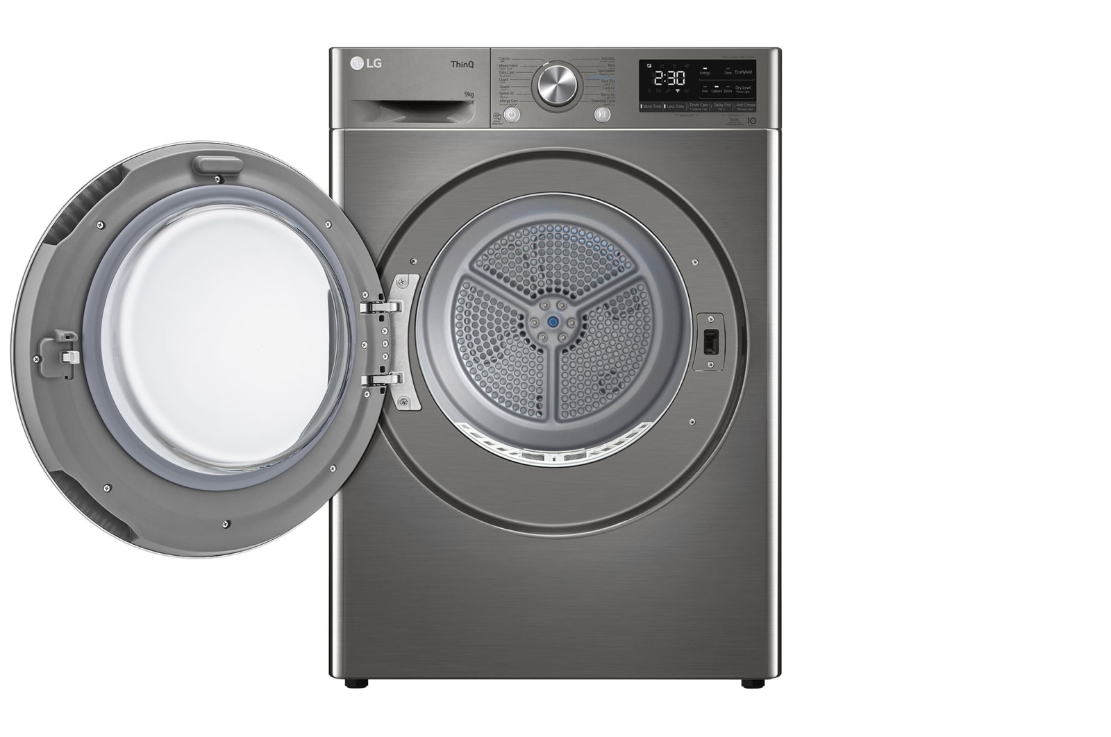 LG مجفف 9 كجم | ThinQ | DUAL Inverter Heat Pump, RH90V9PV8W