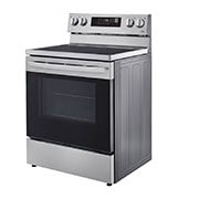 LG سعة 6.3 قدم مكعب، فرن كهربائي، لون فضي، تقنية Air Fry، إعدادات متعددة للطهي، شاشة لمس LED, LREL6323S