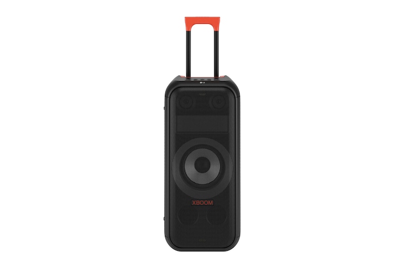 front view with handle extended